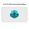 4 X 7 Aluminum License Plate  Thumbnail