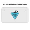 4 X 7 Aluminum License Plate  Thumbnail