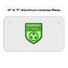 4 X 7 Aluminum License Plate  Thumbnail