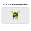4 X 7 Aluminum License Plate  Thumbnail