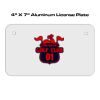 4 X 7 Aluminum License Plate  Thumbnail
