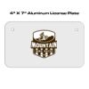 4 X 7 Aluminum License Plate  Thumbnail