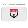 4 X 7 Aluminum License Plate  Thumbnail