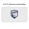4 X 7 Aluminum License Plate  Thumbnail