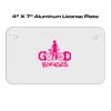 4 X 7 Aluminum License Plate  Thumbnail