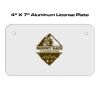 4 X 7 Aluminum License Plate  Thumbnail