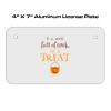 4 X 7 Aluminum License Plate  Thumbnail