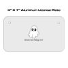 4 X 7 Aluminum License Plate  Thumbnail