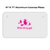 4 X 7 Aluminum License Plate  Thumbnail