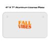 4 X 7 Aluminum License Plate  Thumbnail