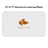 4 X 7 Aluminum License Plate  Thumbnail