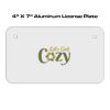 4 X 7 Aluminum License Plate  Thumbnail