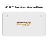 4 X 7 Aluminum License Plate  Thumbnail