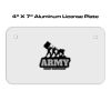 4 X 7 Aluminum License Plate  Thumbnail