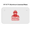 4 X 7 Aluminum License Plate  Thumbnail