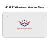 4 X 7 Aluminum License Plate  Thumbnail