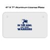 4 X 7 Aluminum License Plate  Thumbnail