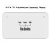 4 X 7 Aluminum License Plate  Thumbnail