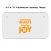 4 X 7 Aluminum License Plate  Thumbnail
