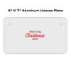 4 X 7 Aluminum License Plate  Thumbnail