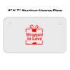 4 X 7 Aluminum License Plate  Thumbnail