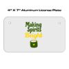 4 X 7 Aluminum License Plate  Thumbnail