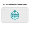 4 X 7 Aluminum License Plate  Thumbnail
