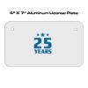 4 X 7 Aluminum License Plate  Thumbnail