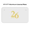 4 X 7 Aluminum License Plate  Thumbnail