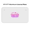 4 X 7 Aluminum License Plate  Thumbnail