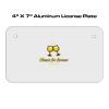 4 X 7 Aluminum License Plate  Thumbnail