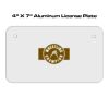 4 X 7 Aluminum License Plate  Thumbnail