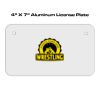 4 X 7 Aluminum License Plate  Thumbnail