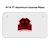 4 X 7 Aluminum License Plate  Thumbnail