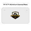 4 X 7 Aluminum License Plate  Thumbnail