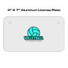 4 X 7 Aluminum License Plate  Thumbnail