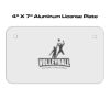 4 X 7 Aluminum License Plate  Thumbnail