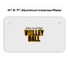 4 X 7 Aluminum License Plate  Thumbnail
