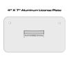 4 X 7 Aluminum License Plate  Thumbnail