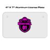 4 X 7 Aluminum License Plate  Thumbnail