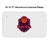 4 X 7 Aluminum License Plate  Thumbnail