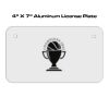4 X 7 Aluminum License Plate  Thumbnail