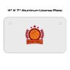4 X 7 Aluminum License Plate  Thumbnail