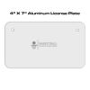 4 X 7 Aluminum License Plate  Thumbnail