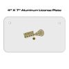 4 X 7 Aluminum License Plate  Thumbnail