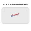 4 X 7 Aluminum License Plate  Thumbnail