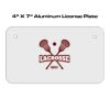 4 X 7 Aluminum License Plate  Thumbnail