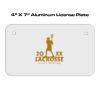 4 X 7 Aluminum License Plate  Thumbnail