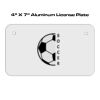 4 X 7 Aluminum License Plate  Thumbnail