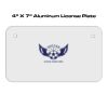 4 X 7 Aluminum License Plate  Thumbnail